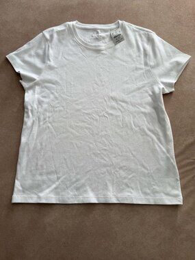 J. Crew Factory Essential short-sleeve crewneck tee • size large • NWT • CE309